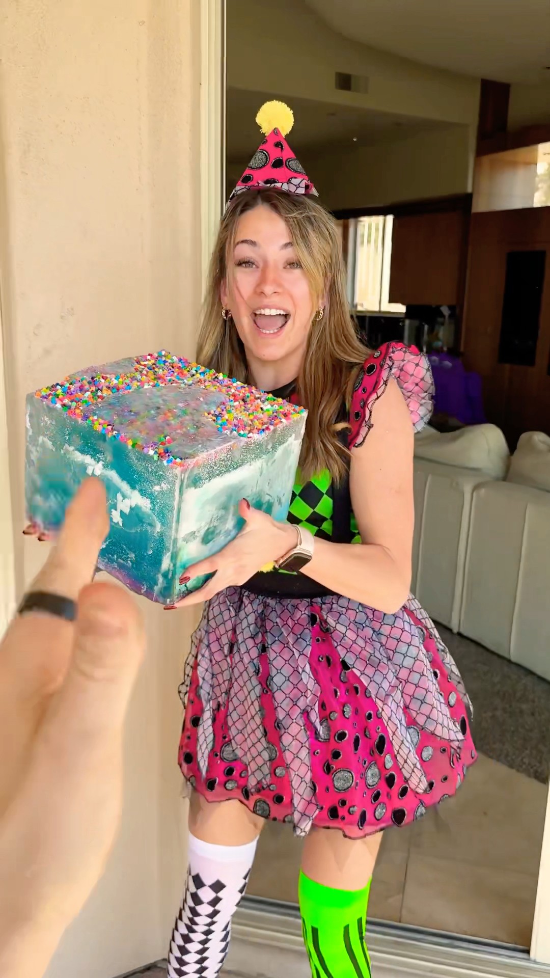 She got me birthday cake Ice!