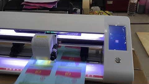 Máy cắt bế decal mini 450