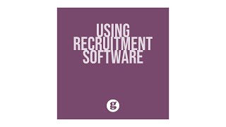 Using Recruitment Software and Artificial Intelligence