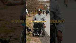 Free Haircut In A Wheelchair 💈 MUST WATCH 🥹