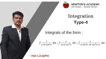 S.Y.J.C. Integration (type--4) - 12TH SCIENCE integral form