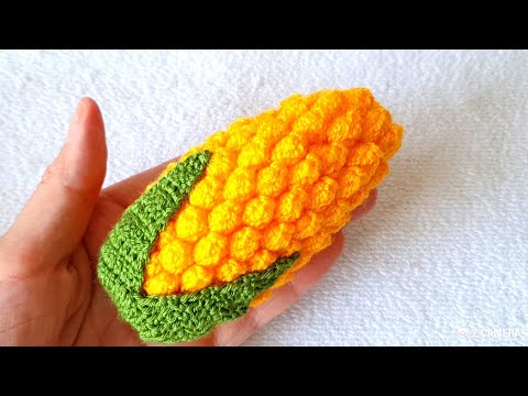 muhteşem bir🌽🌽🌽🌽 mısır anahtarlık dolap süsü yapılışı crochet
