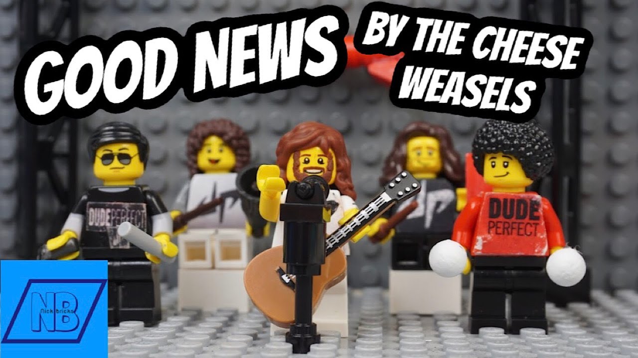 ⁣LEGO Dude Perfect | Good News by The Cheese Weasels