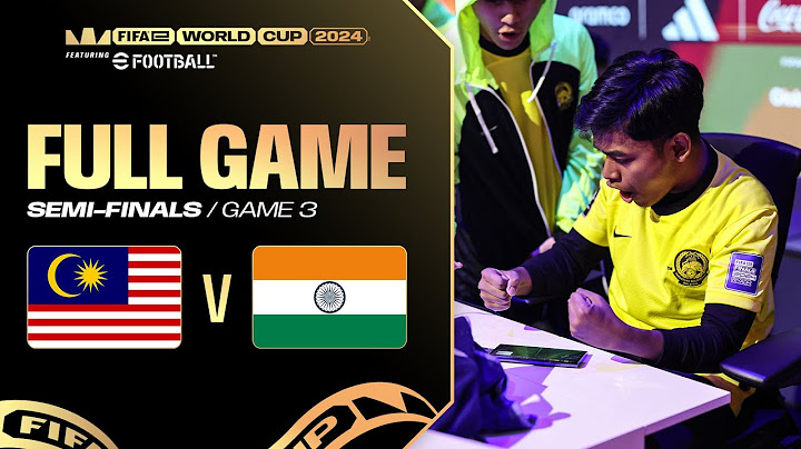 FeWCeFootball Mobile | MALAYSIA v INDIA | SEMI-FINALS | G3 FULL MATCH