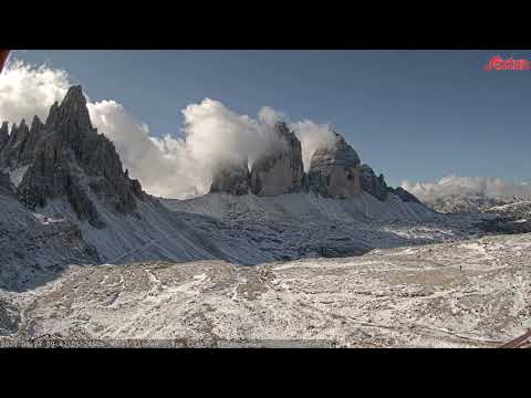 Timelapse Tre Cime di Lavaredo, Drei Zinnen Dolomites - 27 Settembre 2020