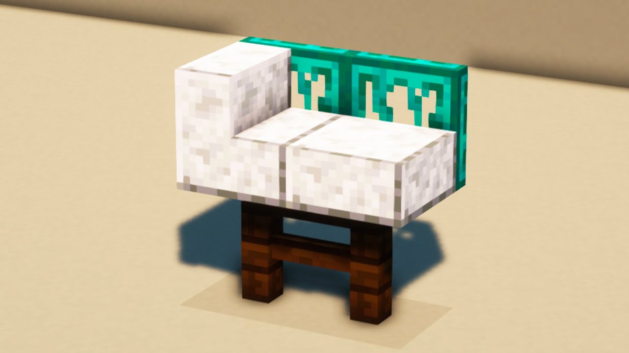 Bench In Minecraft Unusual Bench In Minecraft - YouTube