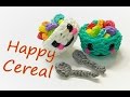 Happy Cereal (in a bowl) Tutorial by feelinspiffy (Rainbow Loom)