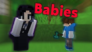 Minecraft, but we're evil babies...