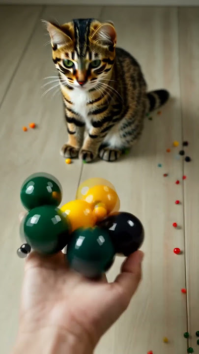 🐱🔴 Reverse Video 📿 Slow motion🐌 #reverse