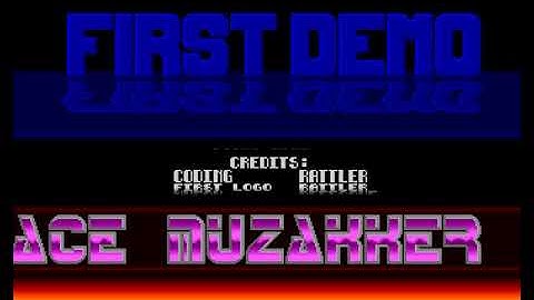 Amiga Intro : First Demo - Shape Trc party 89 / Digital Life (1989) (HD 50 fps)