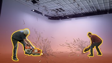 Impact Studios Builds a 30 Foot Cyclorama in 3 Days!