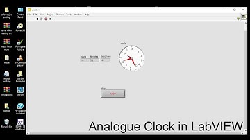 Analogue clock in LabVIEW