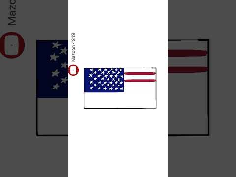 رسم علم الولايات المتحدة الأميركية      