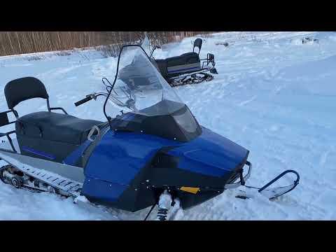 ОБЗОР Самодельного снегохода.