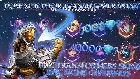 HOW MUCH 💎/DIAMONDS FOR ALL TRANSFORMERS SKINS IN MLBB X TRANSFORMERS GACHA DRAWS EVENT 2.0 | MLBB