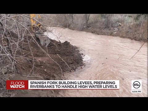 Spanish Fork City preps riverbanks to handle high water