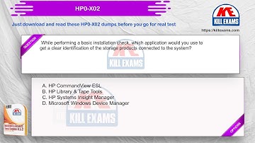 HP0-X02 - Designing and Implementing HP Enterprise Backup Solutions 2020 Updated Questions and Ans