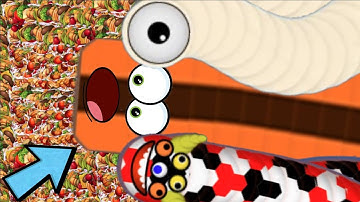 WormsZone.io 001 Best Troll Slither Snake Top 01 3,200,000+ Score World Record Epic WormsZoneio