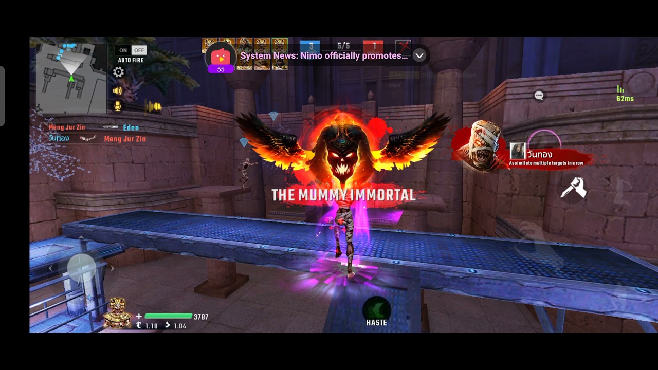 Bullet Angel Mummy Mode gameplay with m134-cyber