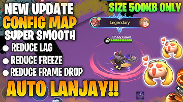 New Update Config Map Super Smooth size 500kb only || config 60 fps ml