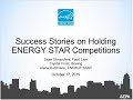 Success Stories on Holding ENERGY STAR Competitions