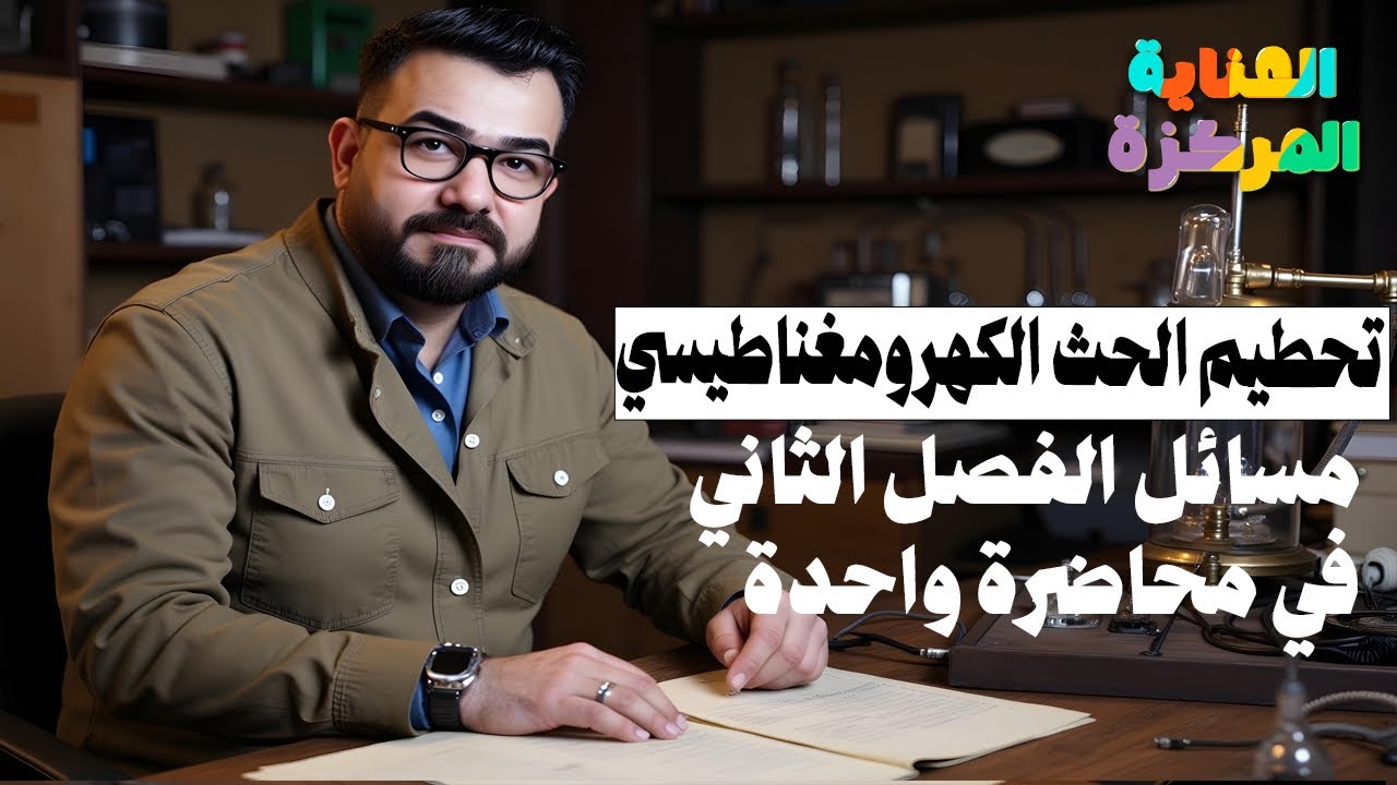 المراجعة المركزة للفيزياء | مسائل الفصل الثاني في محاضرة وحدة