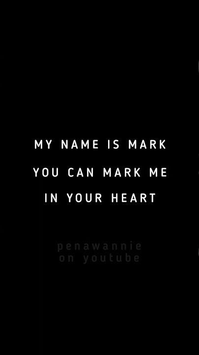 mark lee once said aka mark's iconic line #nct #mark
