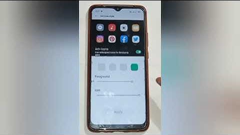 how to decrease icon size in oppo a11k,increase icon size setting