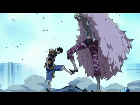 شيلات انمي ون بيس لوفي ضد دوفلامينغو لوفي ينقذ لاو باخر لحظه حماس الف