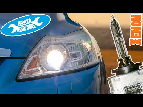 Ford Focus Mk2 FL (DA3/DB3, 08-10) how to change the xenon bulb. replace instructions.