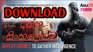How to download area f2 in sinhala  (Rainbow six) Android game / mobile game screenshot 3