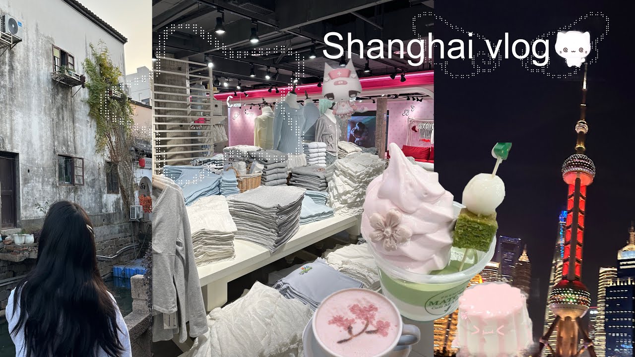 COZY SHANGHAI VLOG: retail therapy, finally going to china