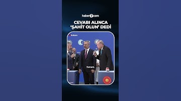 Cumhurbaşkanı Erdoğan, müteahhit firma yetkilisinin sözü sonrası "Hepiniz şahitsiniz" dedi
