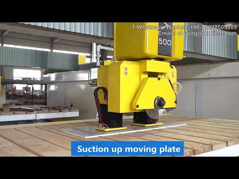 Granite CNC 5 axis bridge saw stone cutting machine(VOYAGE500 2021, BEST countertop process)