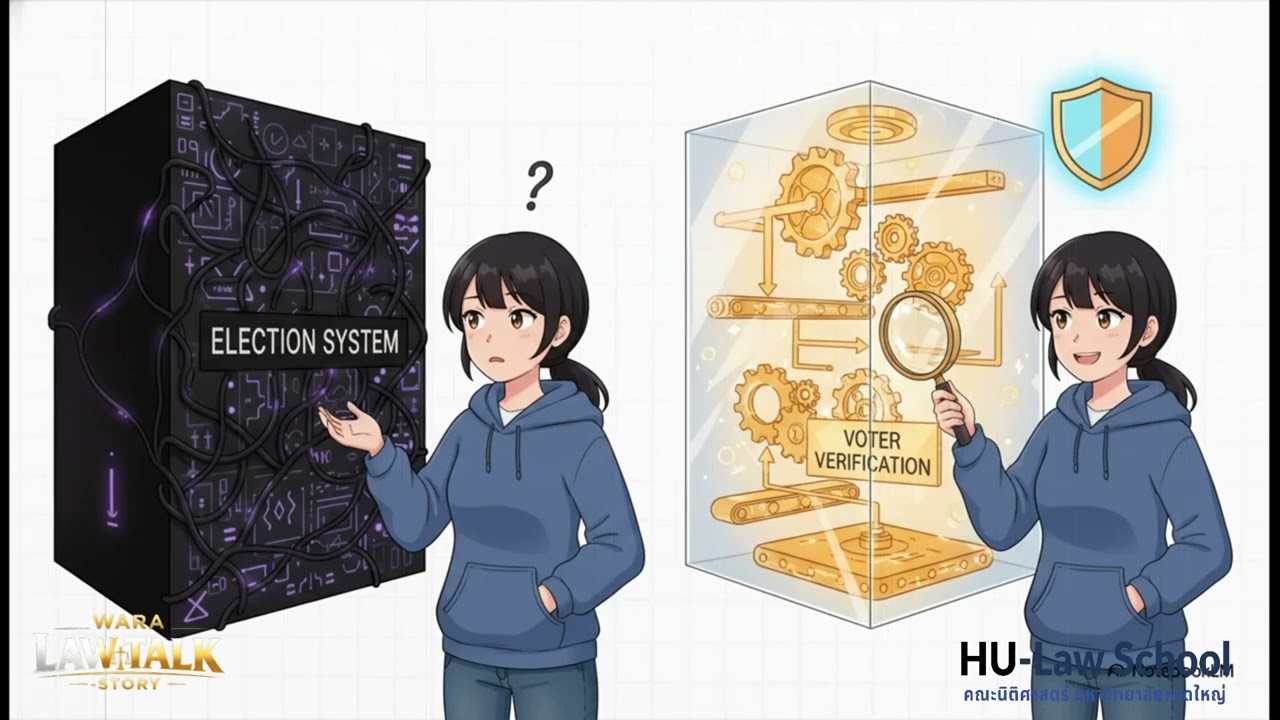 บัตรเลือกตั้งมีชาร์โค้ดชอบด้วยกฎหมายหรือไม่ #คณะนิติศาสตร์ #hatyaiu  #SDGs4 #hatyaiuniversity