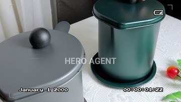 Large 1.7L Oil Filter Container