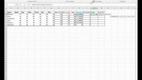 How to award grades using IF function   MS EXCEL