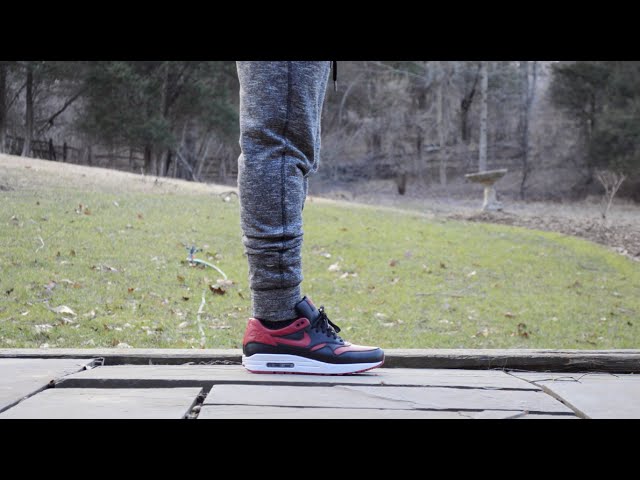Nike Air Max 1 Bred PRM QS Valentines On Feet - YouTube