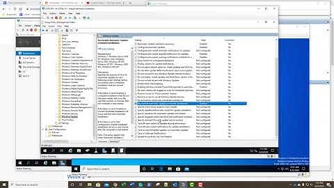 Managing Windows Server Update Services with Group Policies (GPOs)