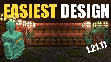 Minecraft EASIEST Copper Golem Sorting Storage System Tutorial 1.21.11 Java & Bedrock!