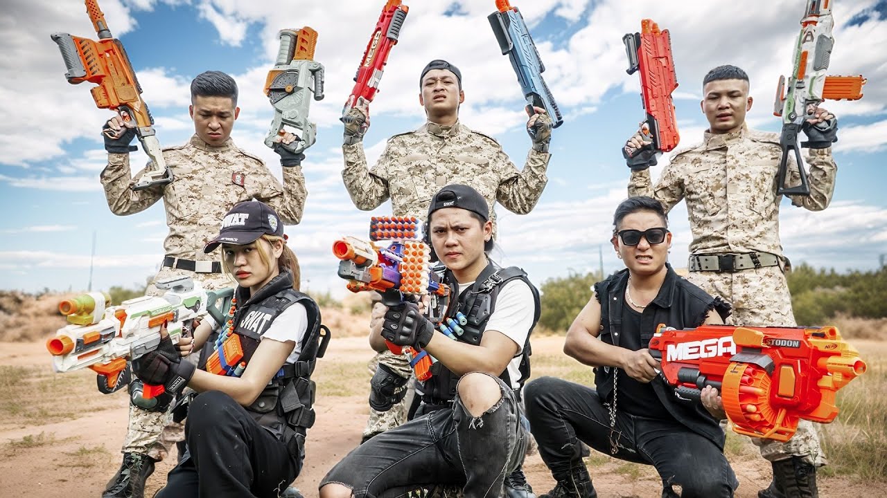 LTT Game Nerf Guns: SEAL X Nerf Guns Fight Elite Sniper Ghosts - Counter Strike Mission