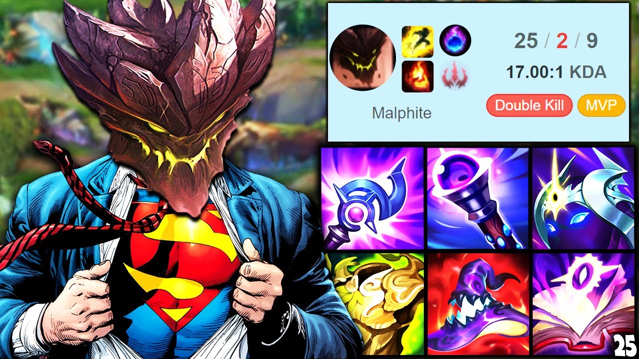 Malphite Build - Highest Win Rate Builds, Runes, and Items