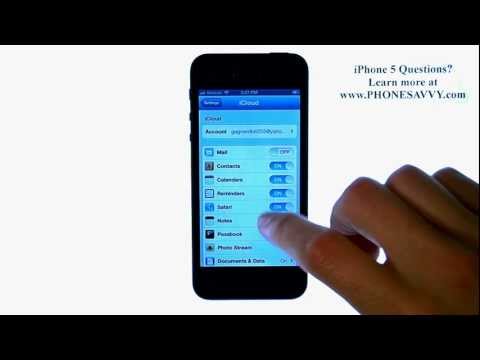 This video will show you how to backup contacts icloud on the iphone 5 or older iphones with ios6