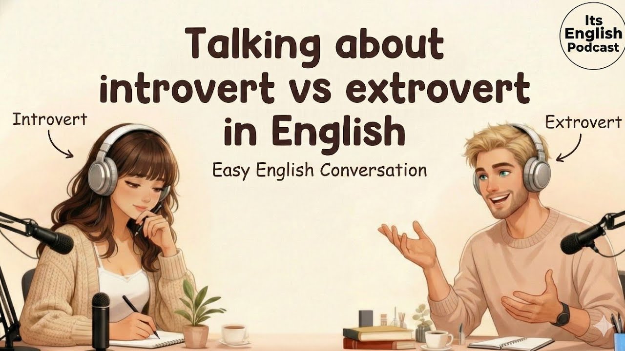 Разговор об интровертах и ​​экстравертах на английском языке | Подкаст на простом английском