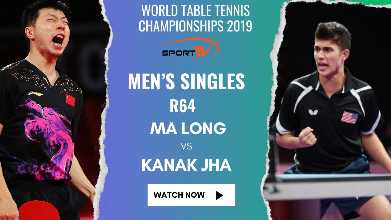 ( Highlights ) Ma Long vs KANAK JHA | R64 - WTTC 2019