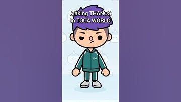 #squidgame THANOS in TOCA WORLD! #design #tocalifeworld #tocaboca #squidgame3 #thanos #fyp #shorts