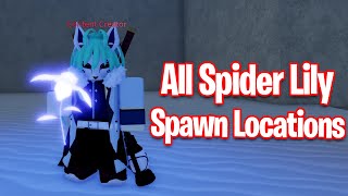 All Spider Lily Spawn Locations In Project Slayers 1.5