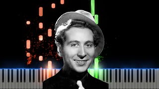 Charles Trenet  Que ResteTil De Nos Amours Piano Cover Midi tutorial Sheet app  Karaoke