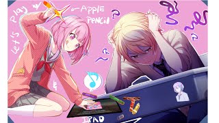 (Project sekai) Playing Niccori with apple pencil ✏️