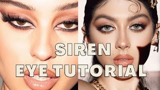 SIREN EYES! MAKEUP TUTORIAL THE NEW VIRAL EYE TREND, easy and beginner friendly eyeshadow